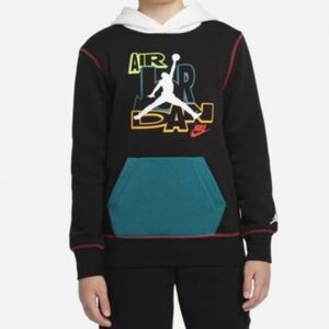 Nike Boy's Air Jordan Jumpman Hoodie Size Youth XL Black NWT Retro Basketball